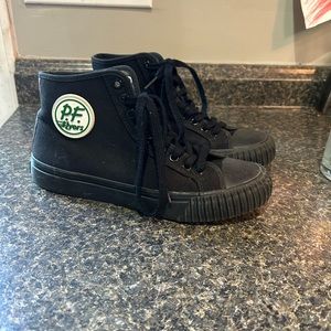 black pf flyers